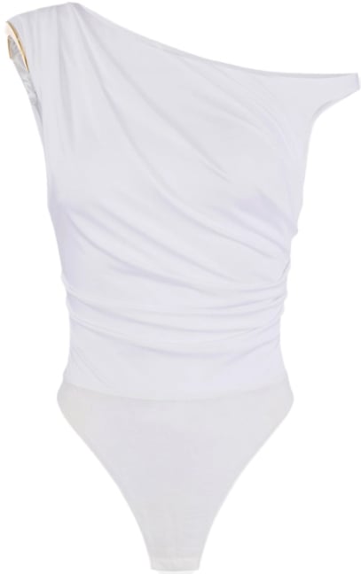 Elisabetta Franchi Top Ivory Wit