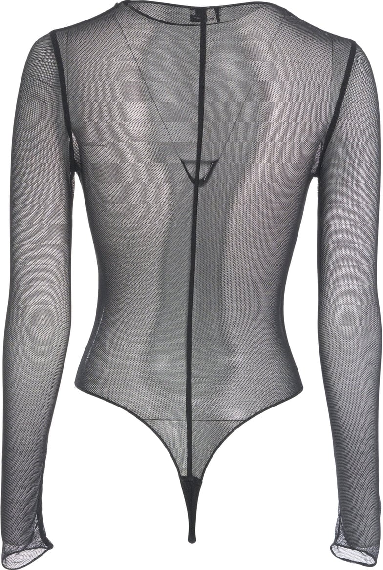 Elisabetta Franchi Bodysuit with chain detail Zwart