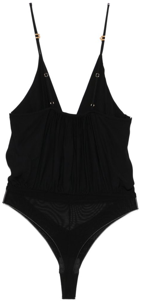 Elisabetta Franchi Top Black Zwart