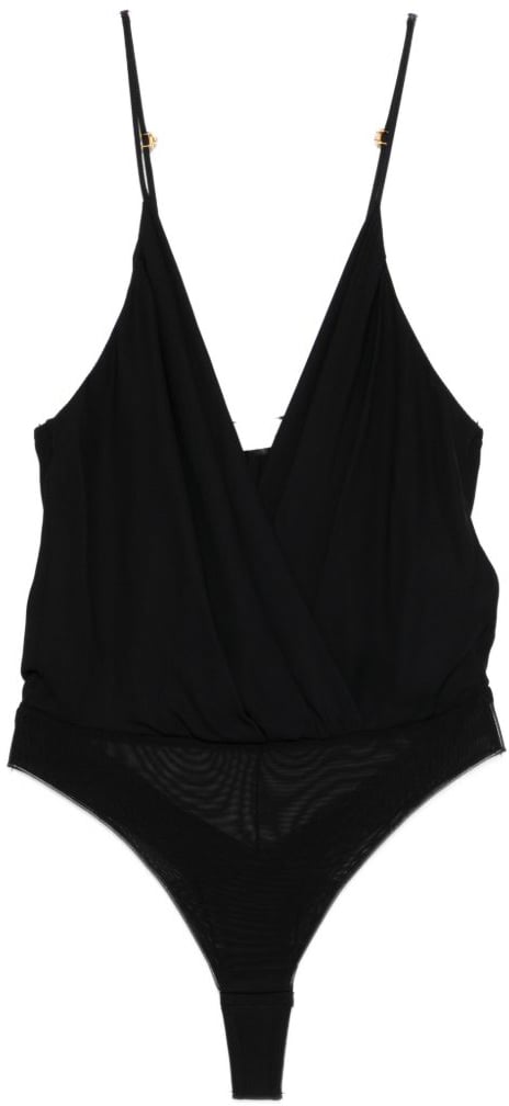 Elisabetta Franchi Top Black Zwart