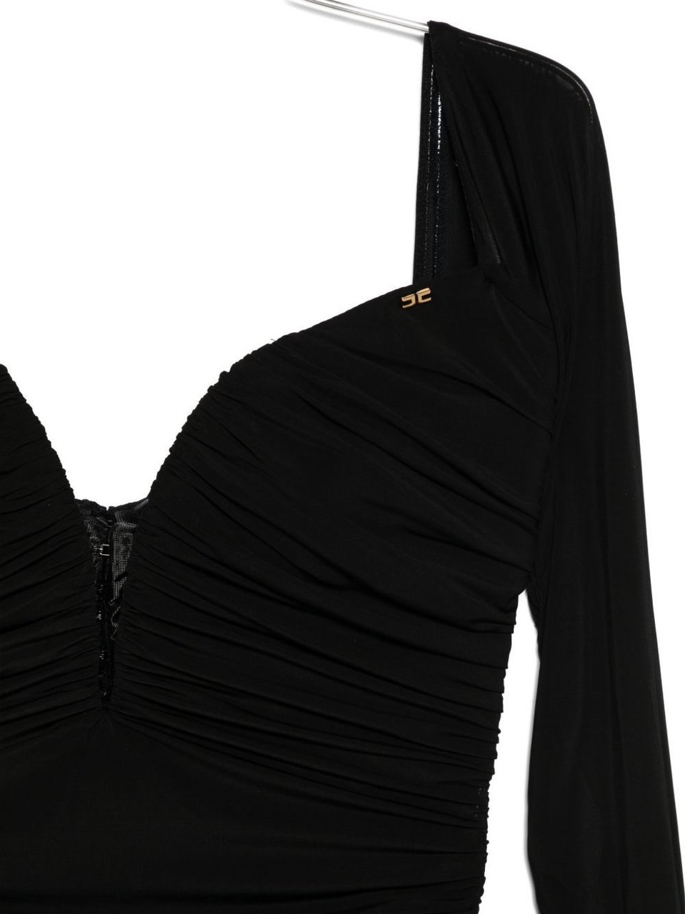 Elisabetta Franchi Top Black Zwart