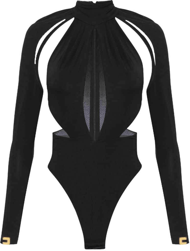 Elisabetta Franchi Top Black Zwart