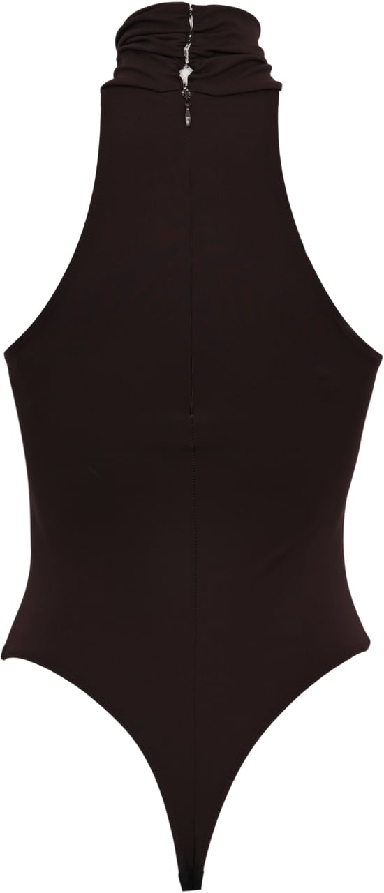 Elisabetta Franchi Top Dark Chocolate Bruin