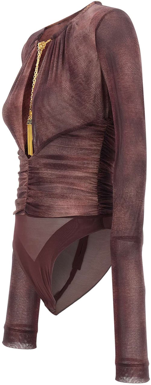 Elisabetta Franchi Top Red Rood
