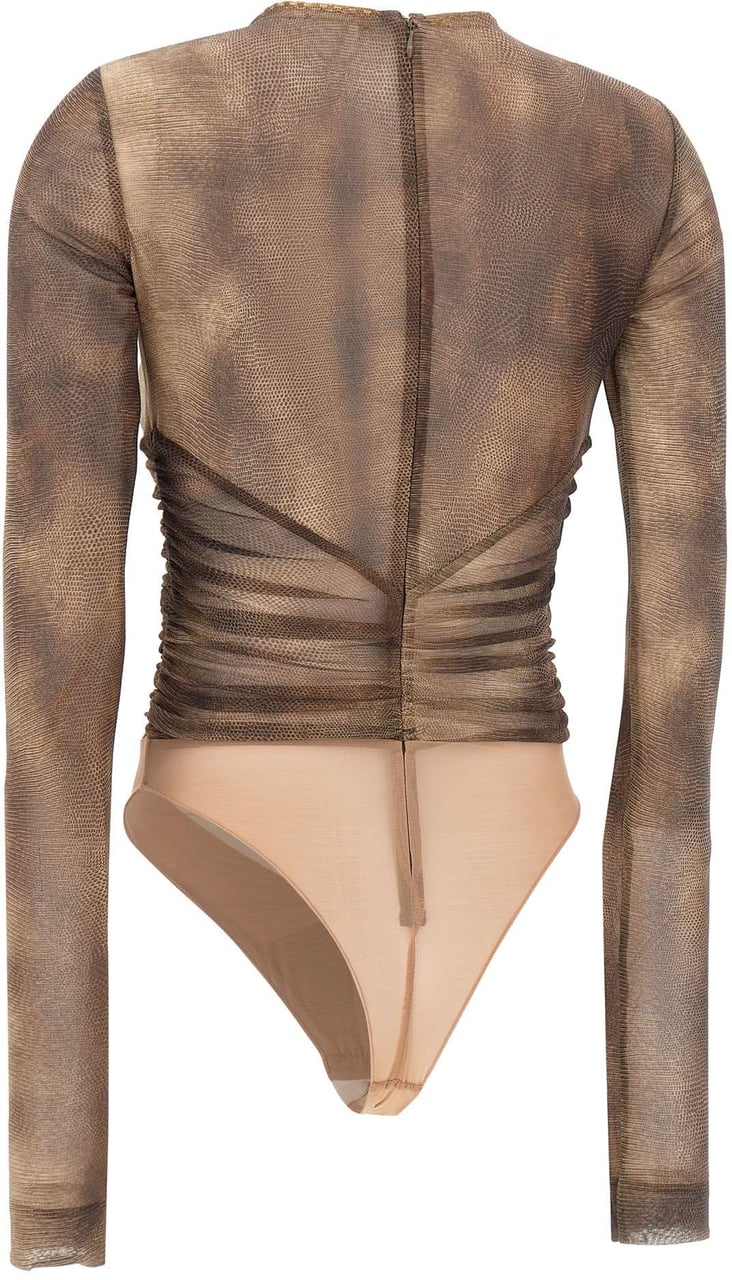 Elisabetta Franchi Top Brown Bruin