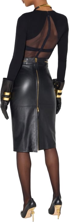 Elisabetta Franchi Top Nero Zwart