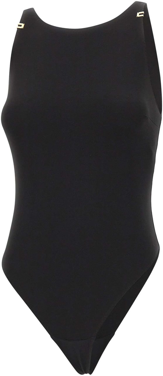 Elisabetta Franchi Top Black Zwart