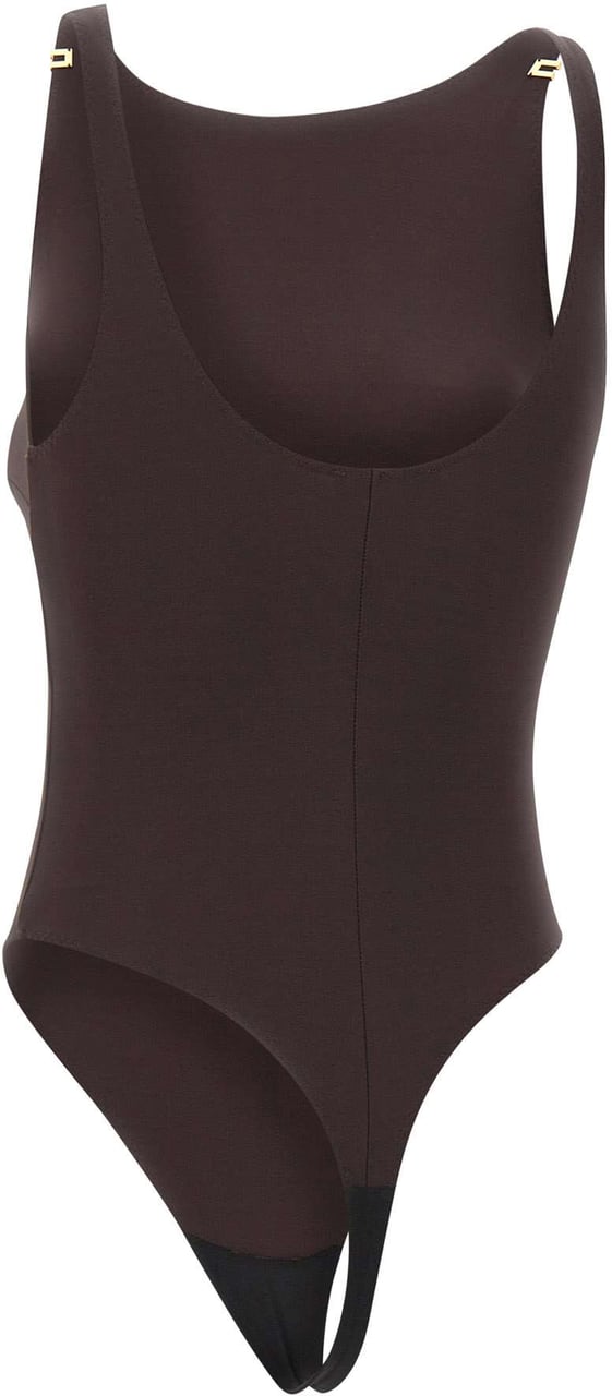Elisabetta Franchi Top Brown Bruin