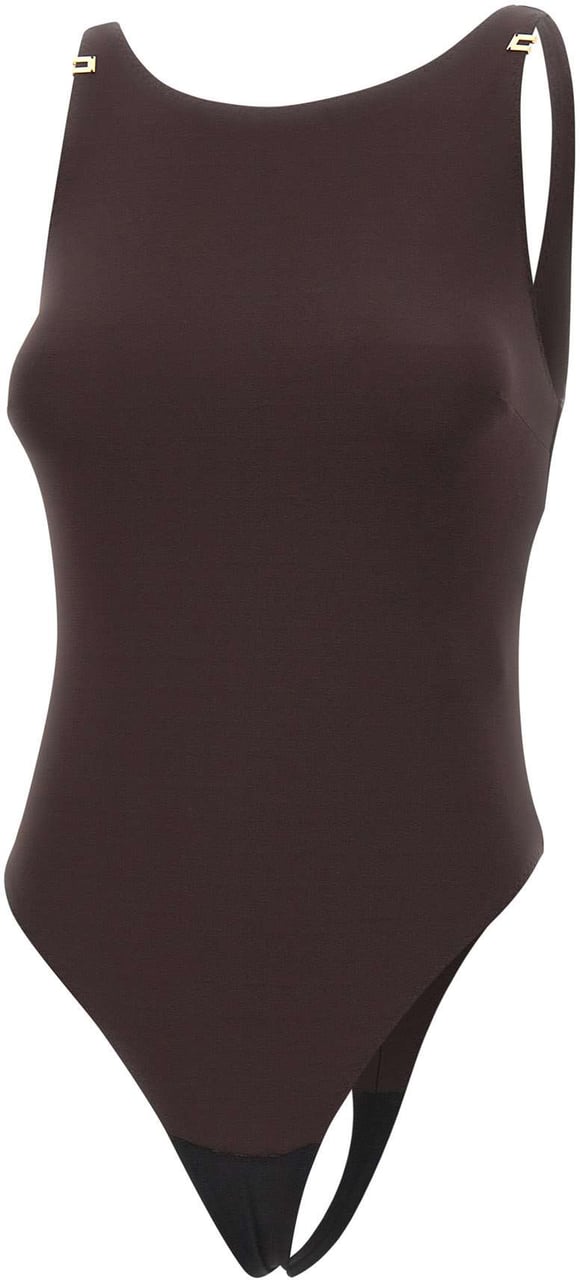 Elisabetta Franchi Top Brown Bruin