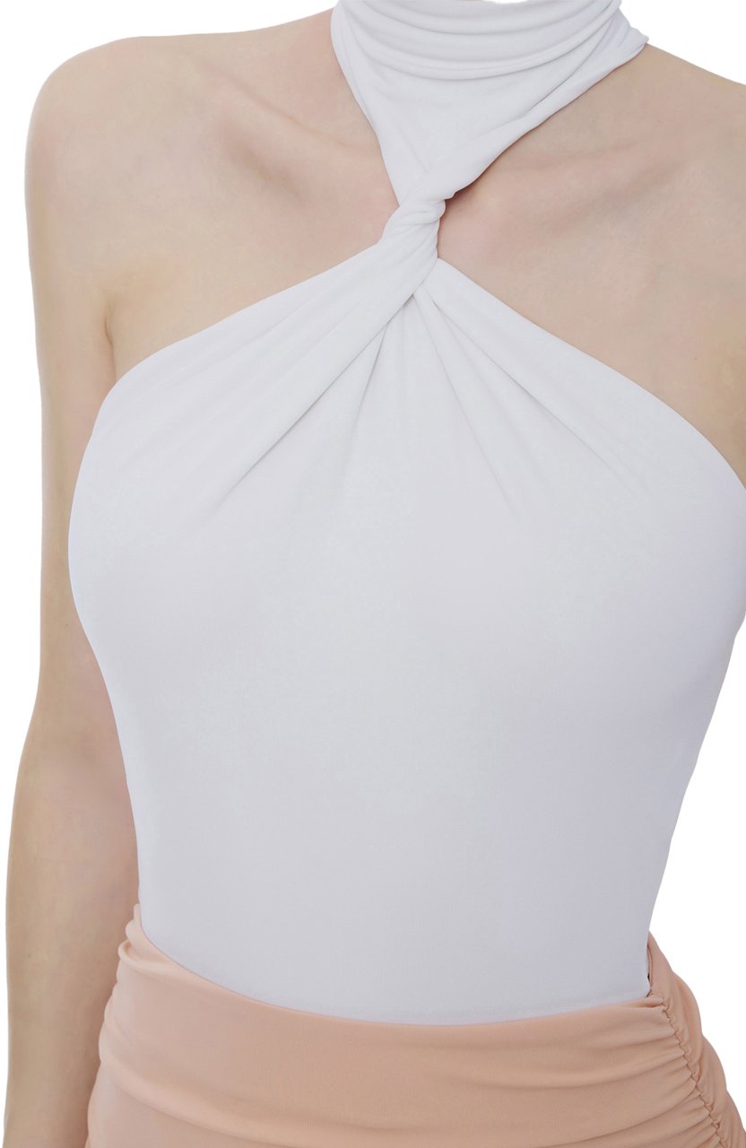 Elisabetta Franchi Top Ivory Wit