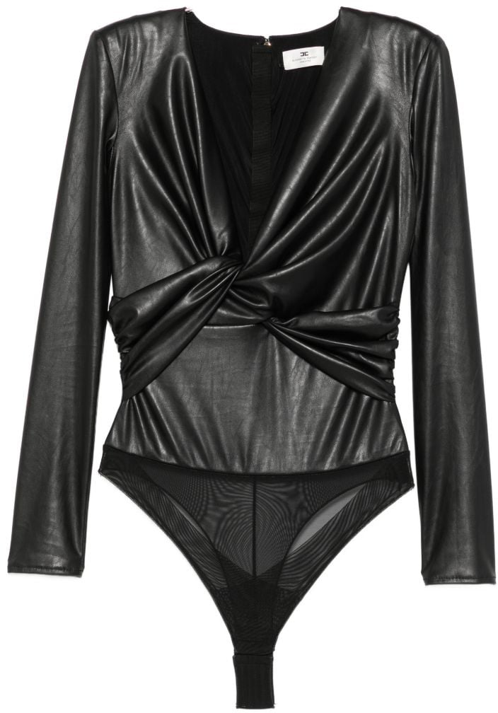 Elisabetta Franchi Top Black Zwart