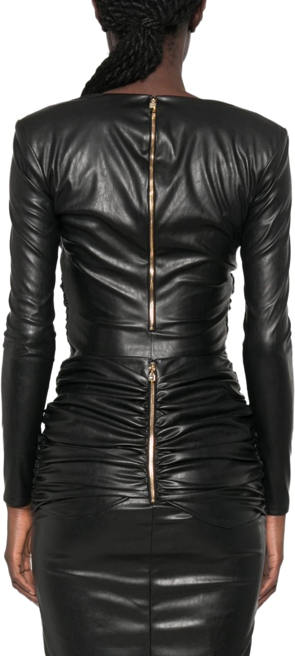 Elisabetta Franchi Top Black Zwart