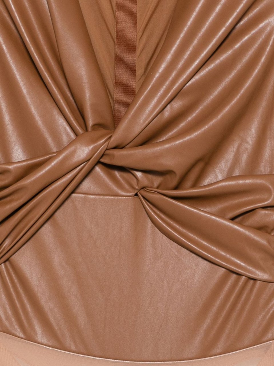 Elisabetta Franchi Top Brown Beige