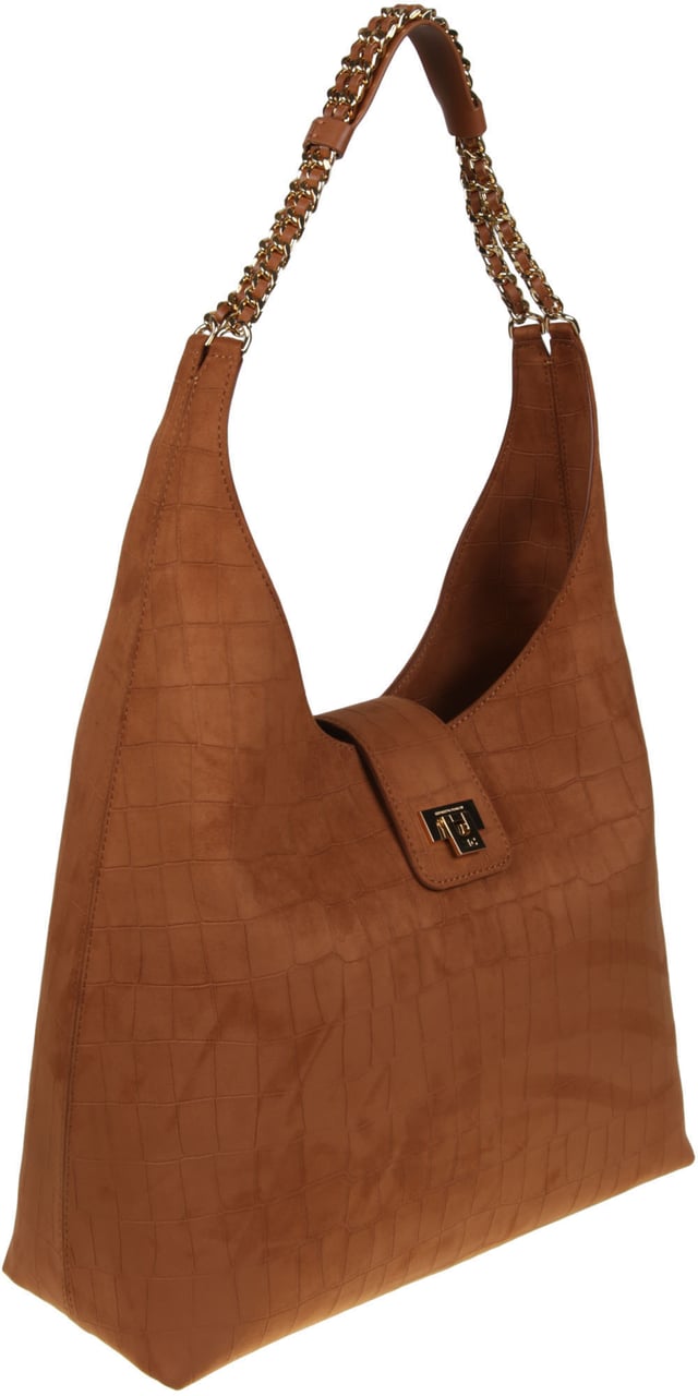Elisabetta Franchi Hobo Bag Brown Bruin