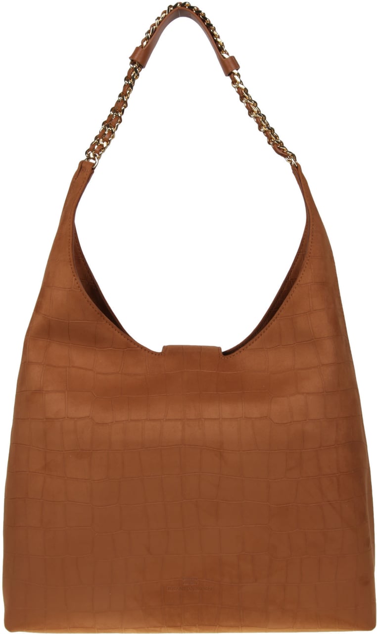Elisabetta Franchi Hobo Bag Brown Bruin