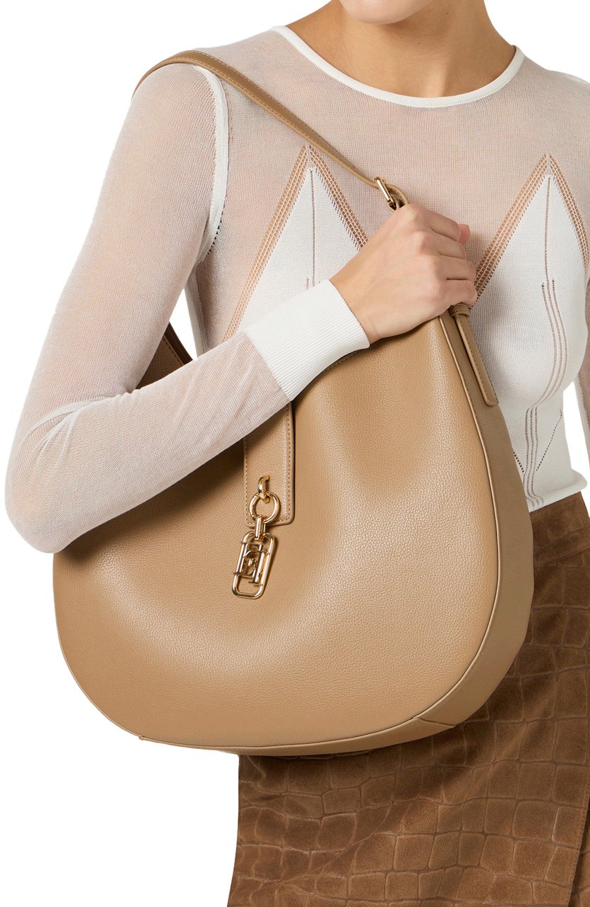 Elisabetta Franchi Bags Argilla Bruin