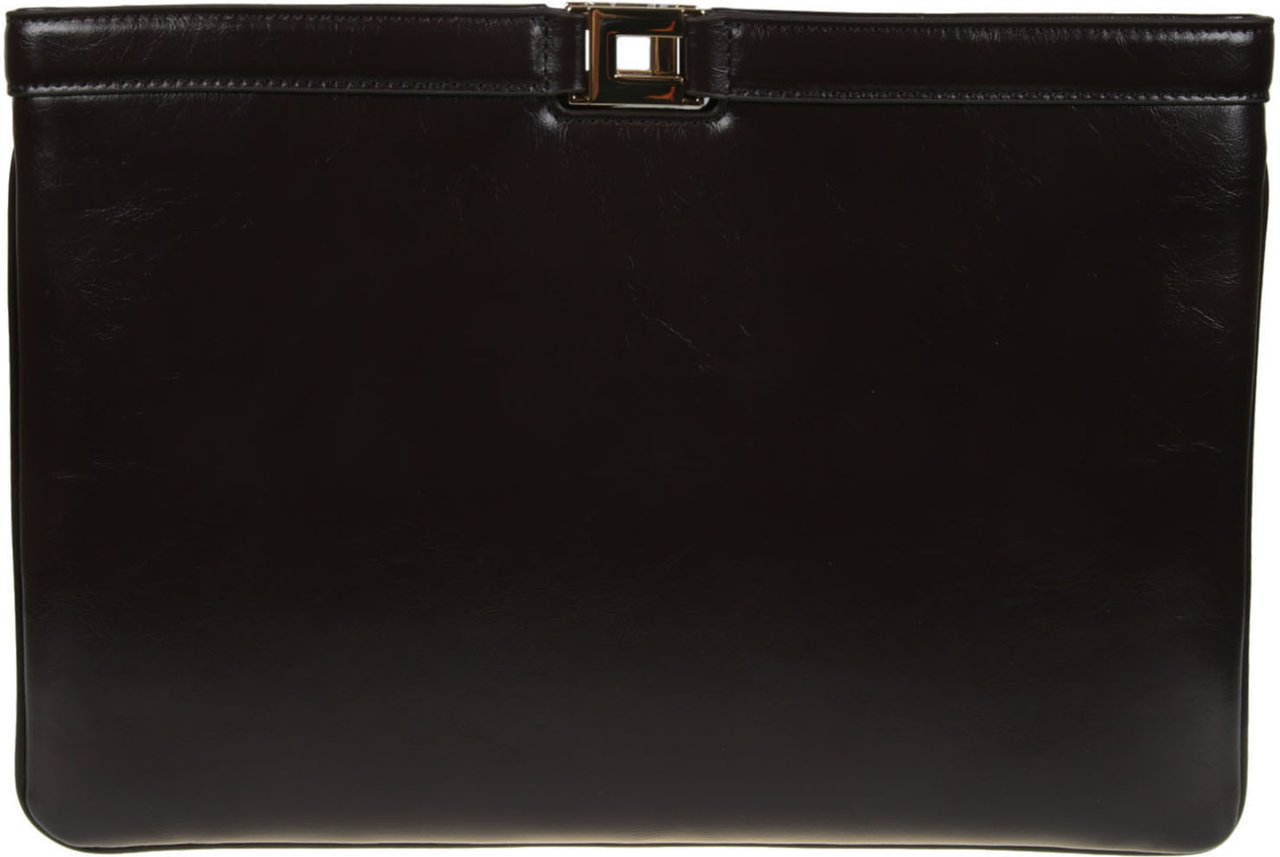 Elisabetta Franchi Pochette Brown Bruin