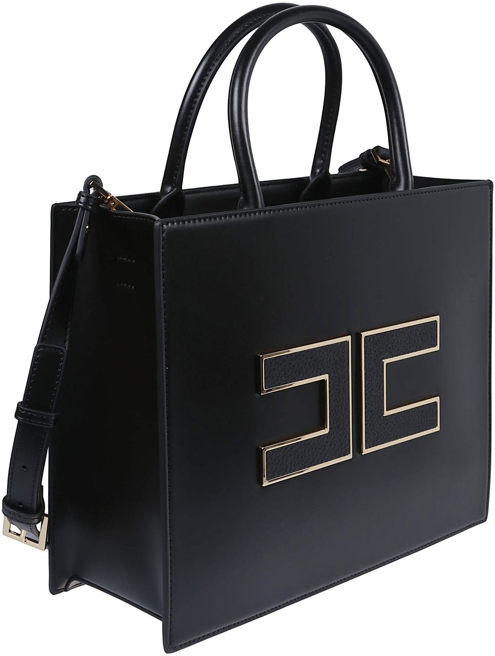 Elisabetta Franchi Large Tote Bag Black Zwart