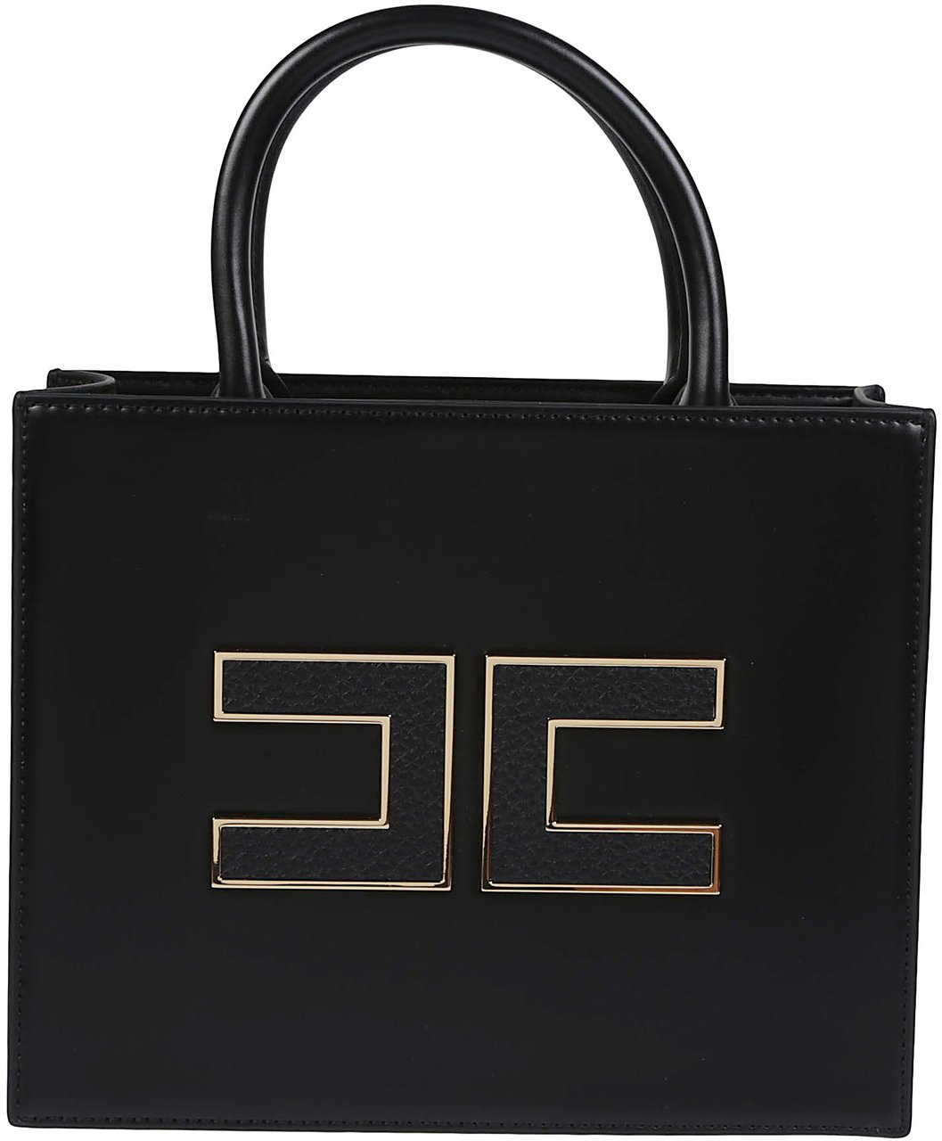 Elisabetta Franchi Small Logo Bag Black Zwart
