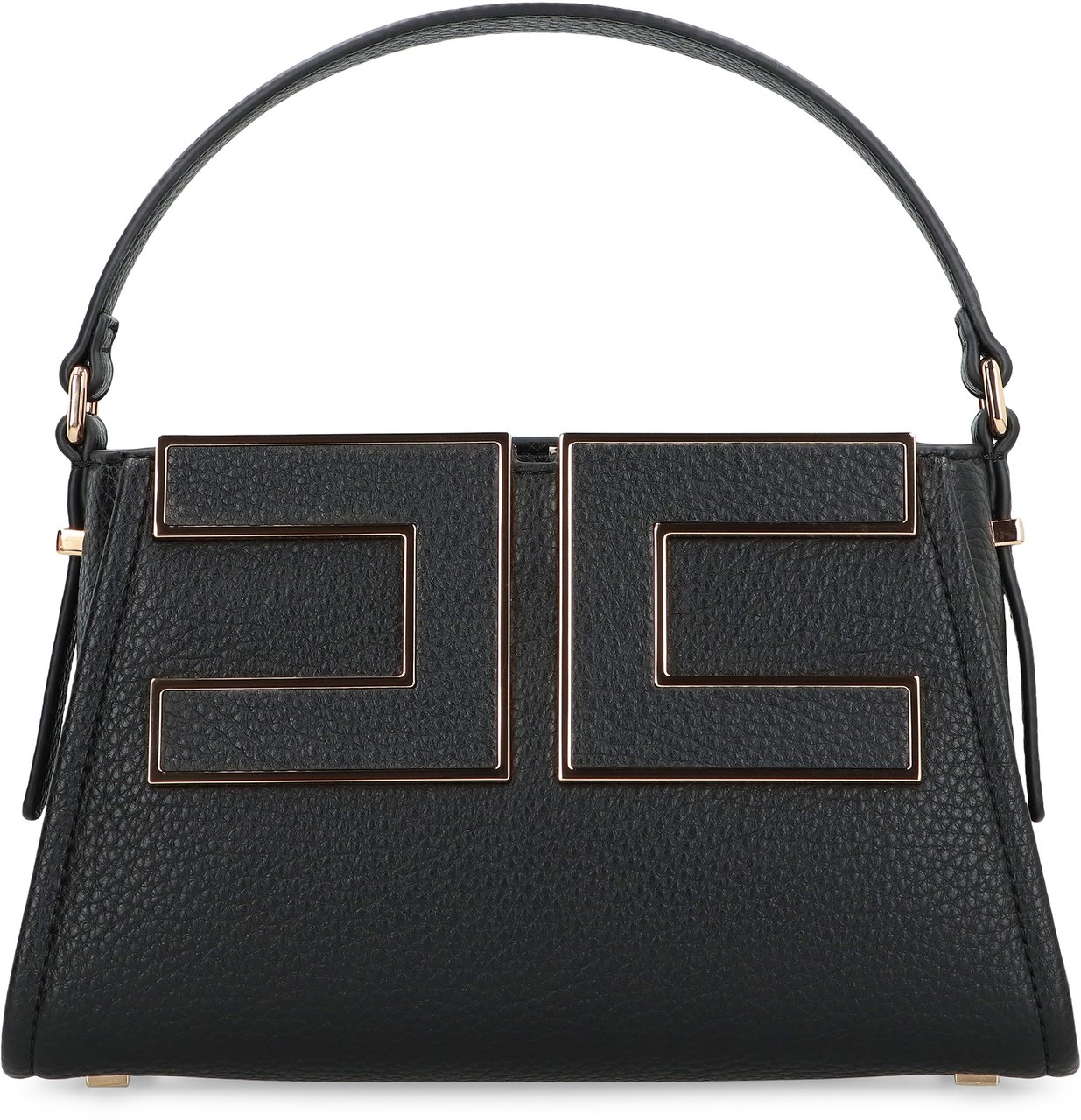 Elisabetta Franchi Small bag in eco-leather Zwart