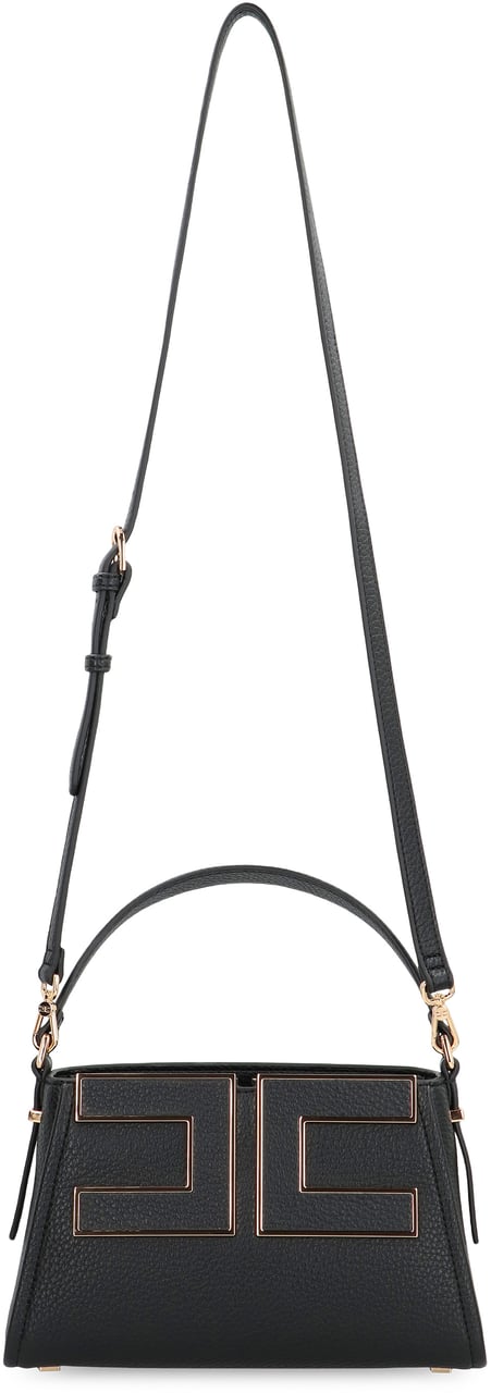 Elisabetta Franchi Small bag in eco-leather Zwart