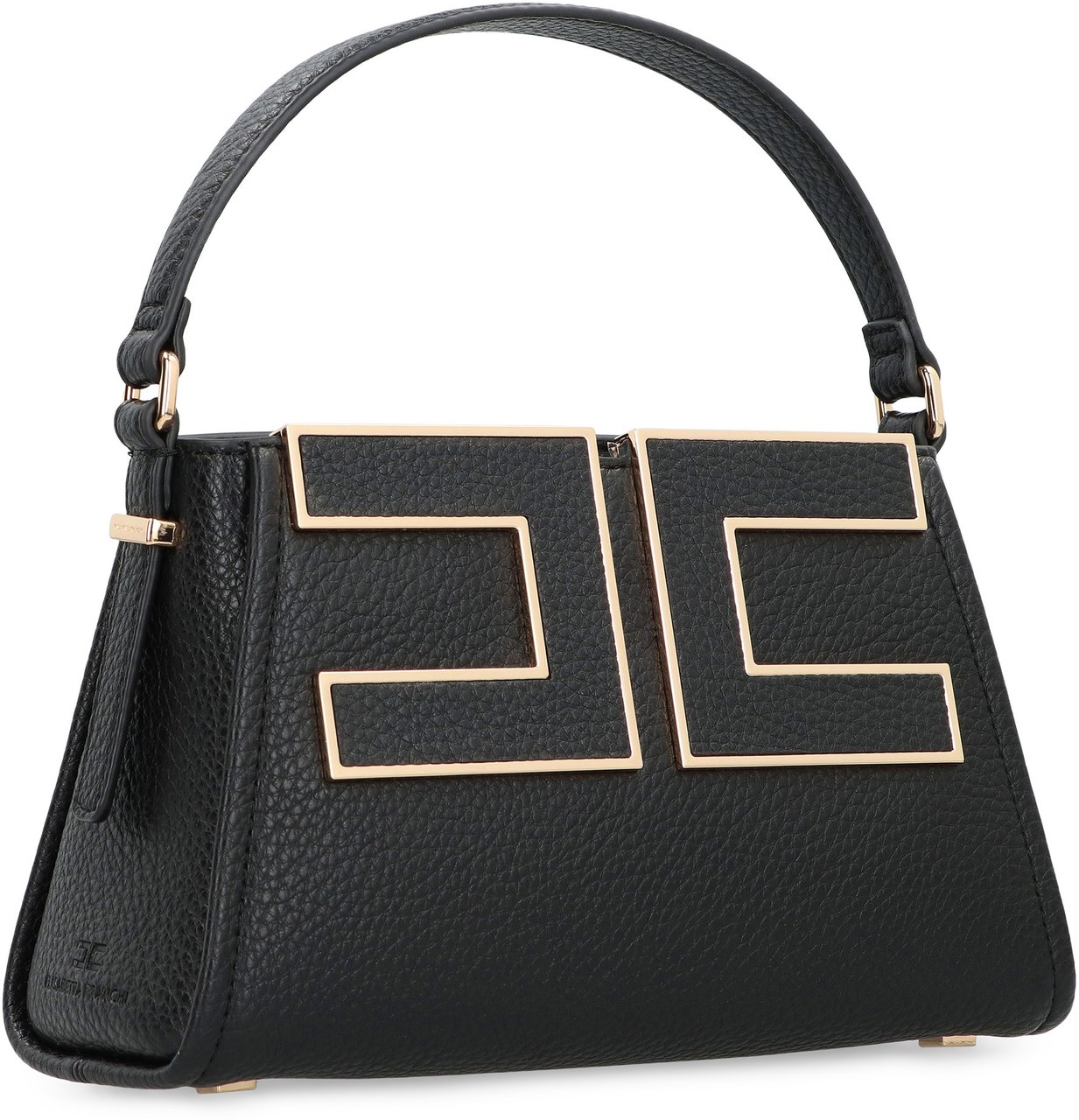 Elisabetta Franchi Small bag in eco-leather Zwart