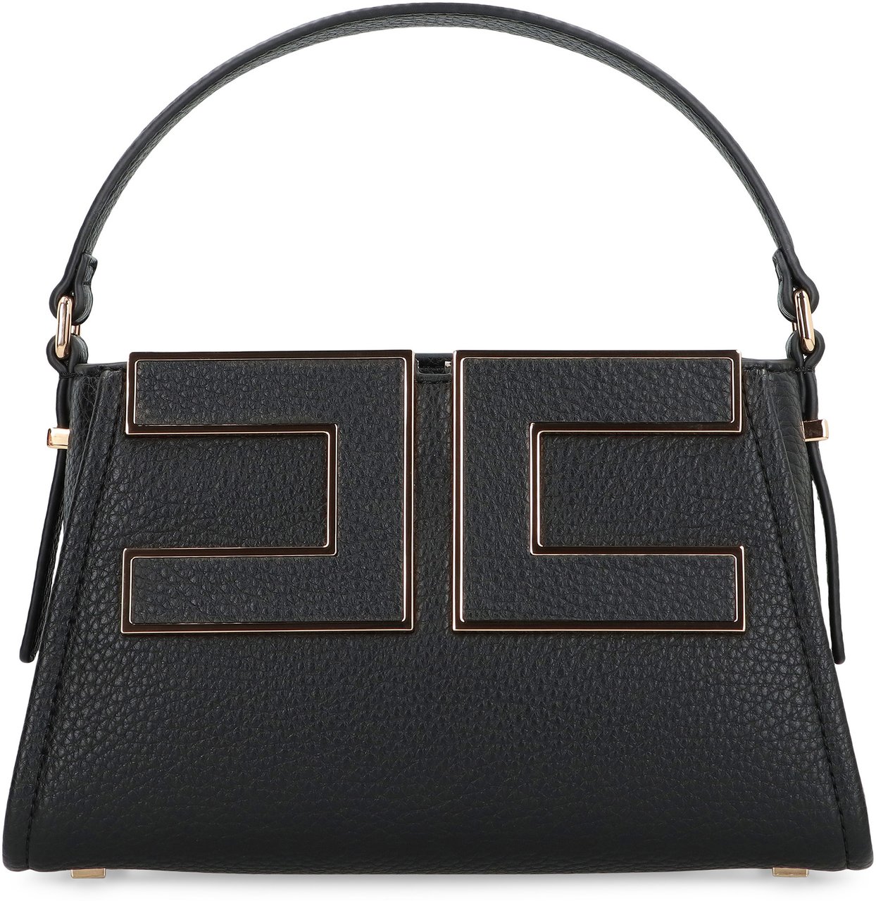 Elisabetta Franchi Small bag in eco-leather Zwart