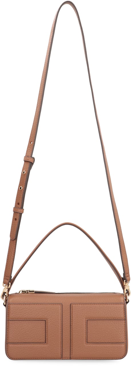 Elisabetta Franchi Handbag in eco-leather Bruin