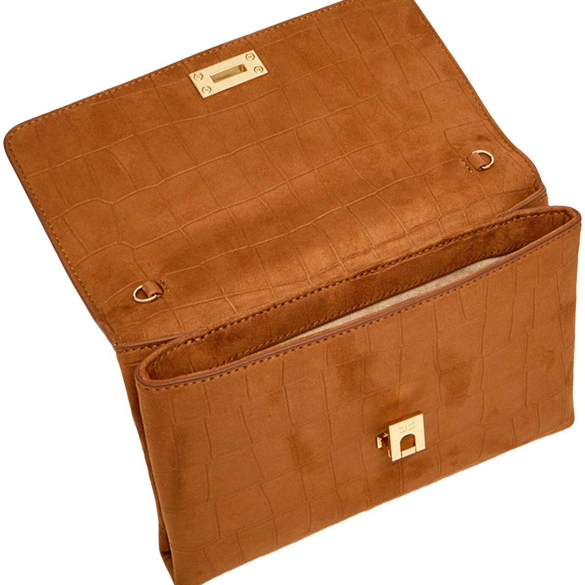 Elisabetta Franchi Bags Leather Brown Bruin