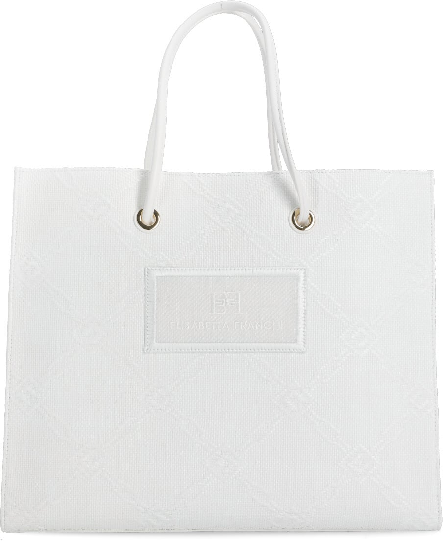 Elisabetta Franchi Bags Ivory Wit