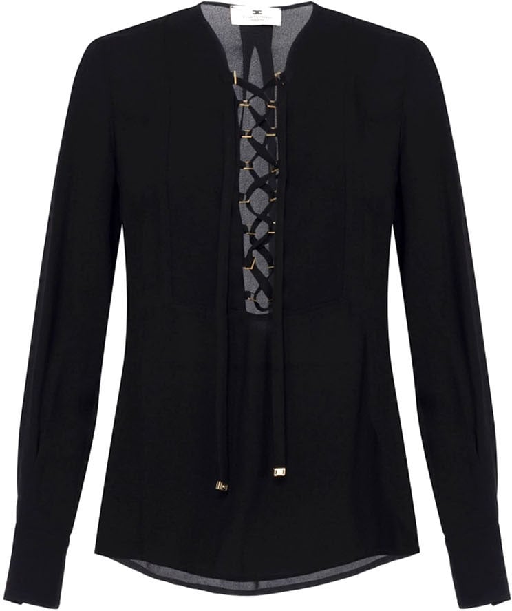 Elisabetta Franchi Shirts Black Zwart