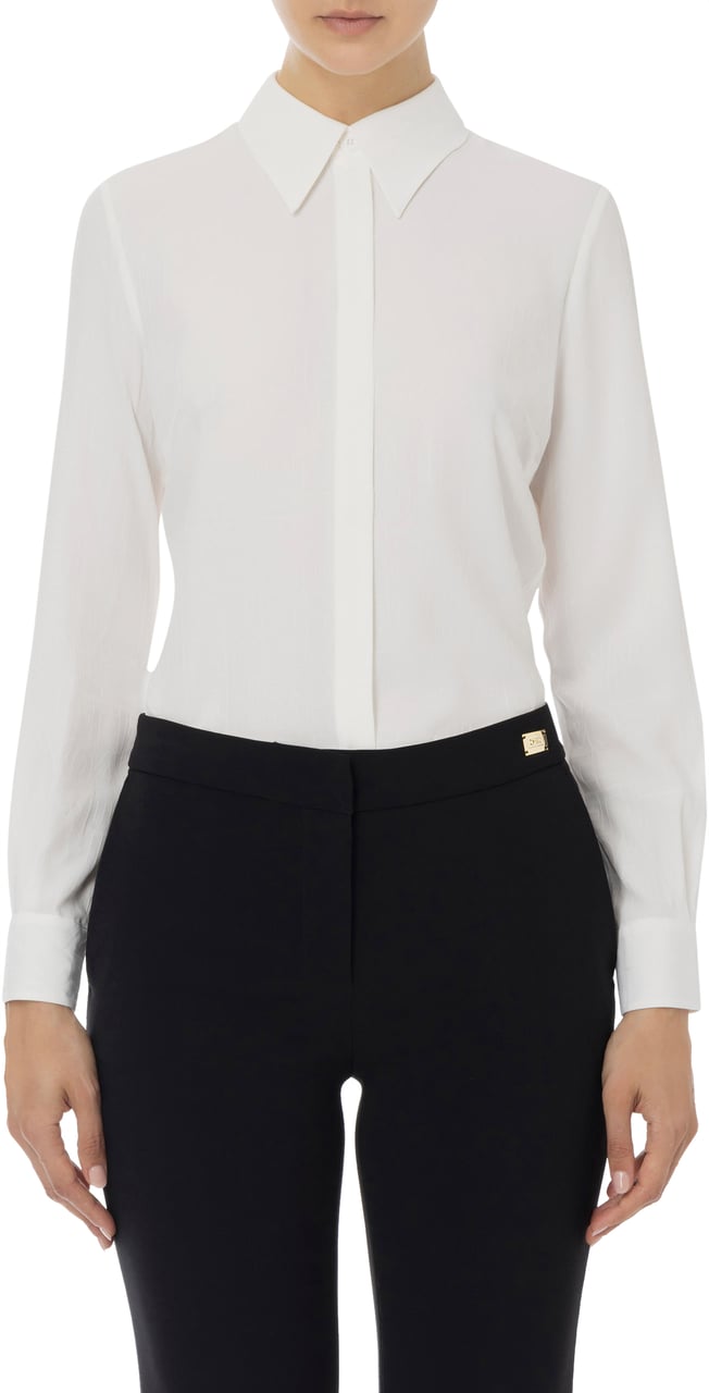 Elisabetta Franchi Shirts Ivory Wit