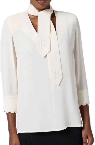 Elisabetta Franchi Shirts Latte Bruin