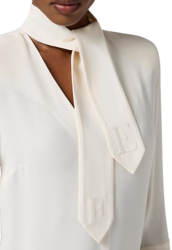 Elisabetta Franchi Shirts Latte Bruin