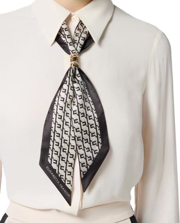 Elisabetta Franchi Shirts Latte Bruin