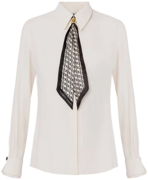 Elisabetta Franchi Shirts Latte Bruin