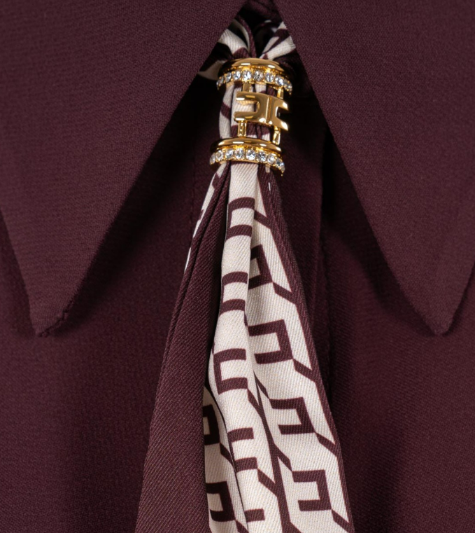 Elisabetta Franchi Shirts Merlot Rood