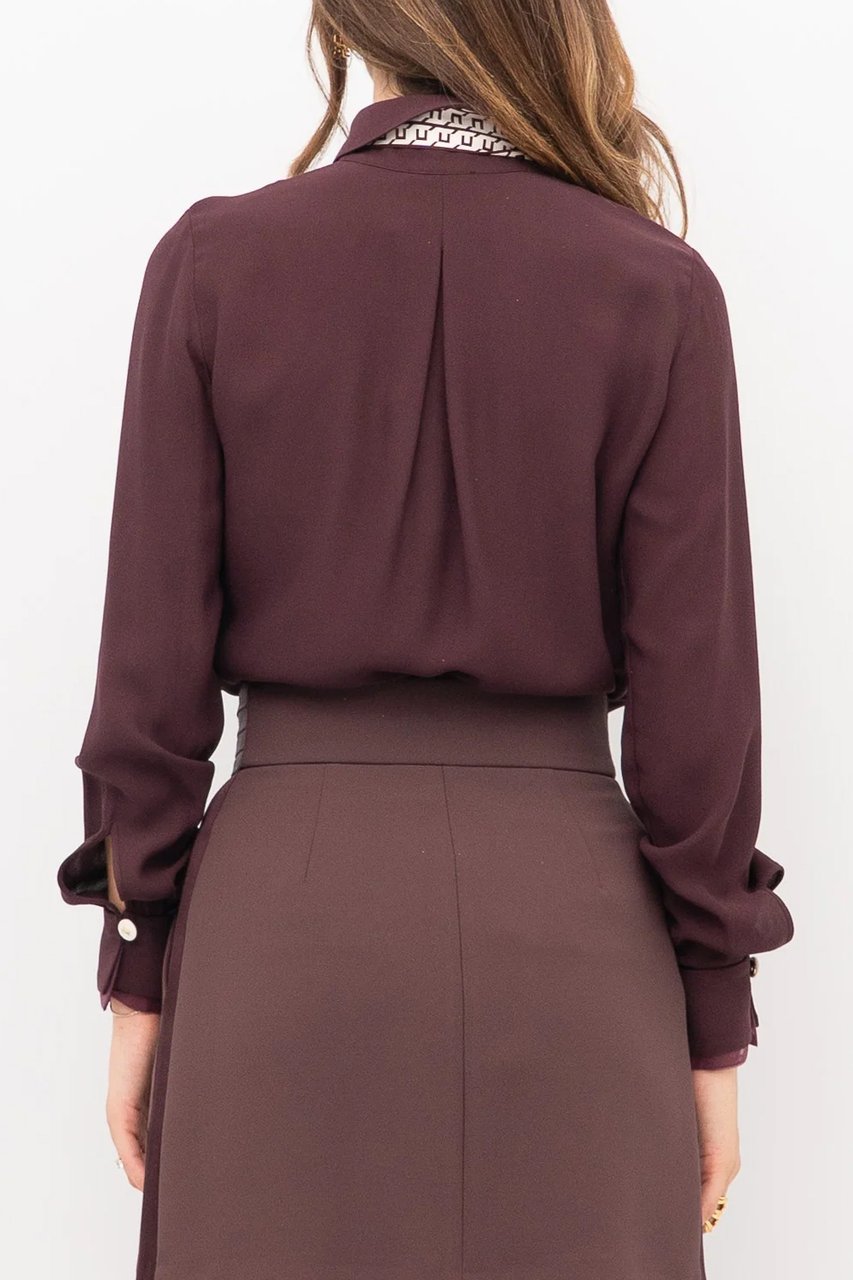 Elisabetta Franchi Shirts Merlot Rood