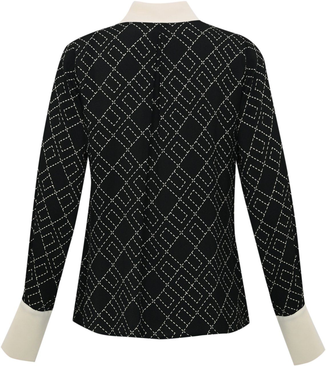 Elisabetta Franchi Shirts Neromilk Wit