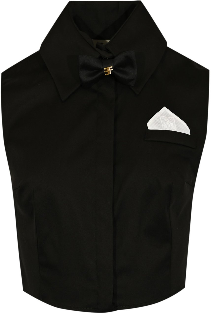 Elisabetta Franchi Shirts Black Zwart