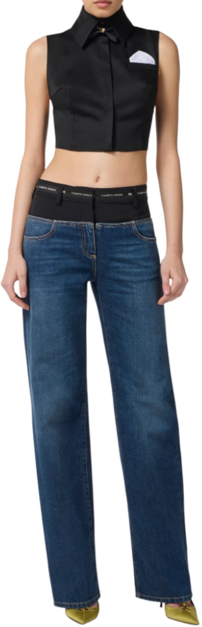 Elisabetta Franchi Shirts Black Zwart