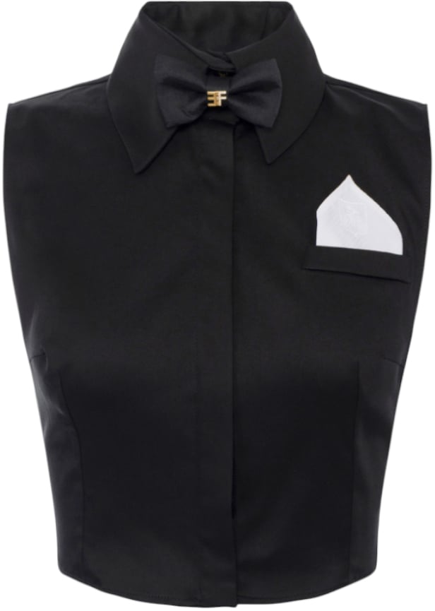 Elisabetta Franchi Shirts Black Zwart