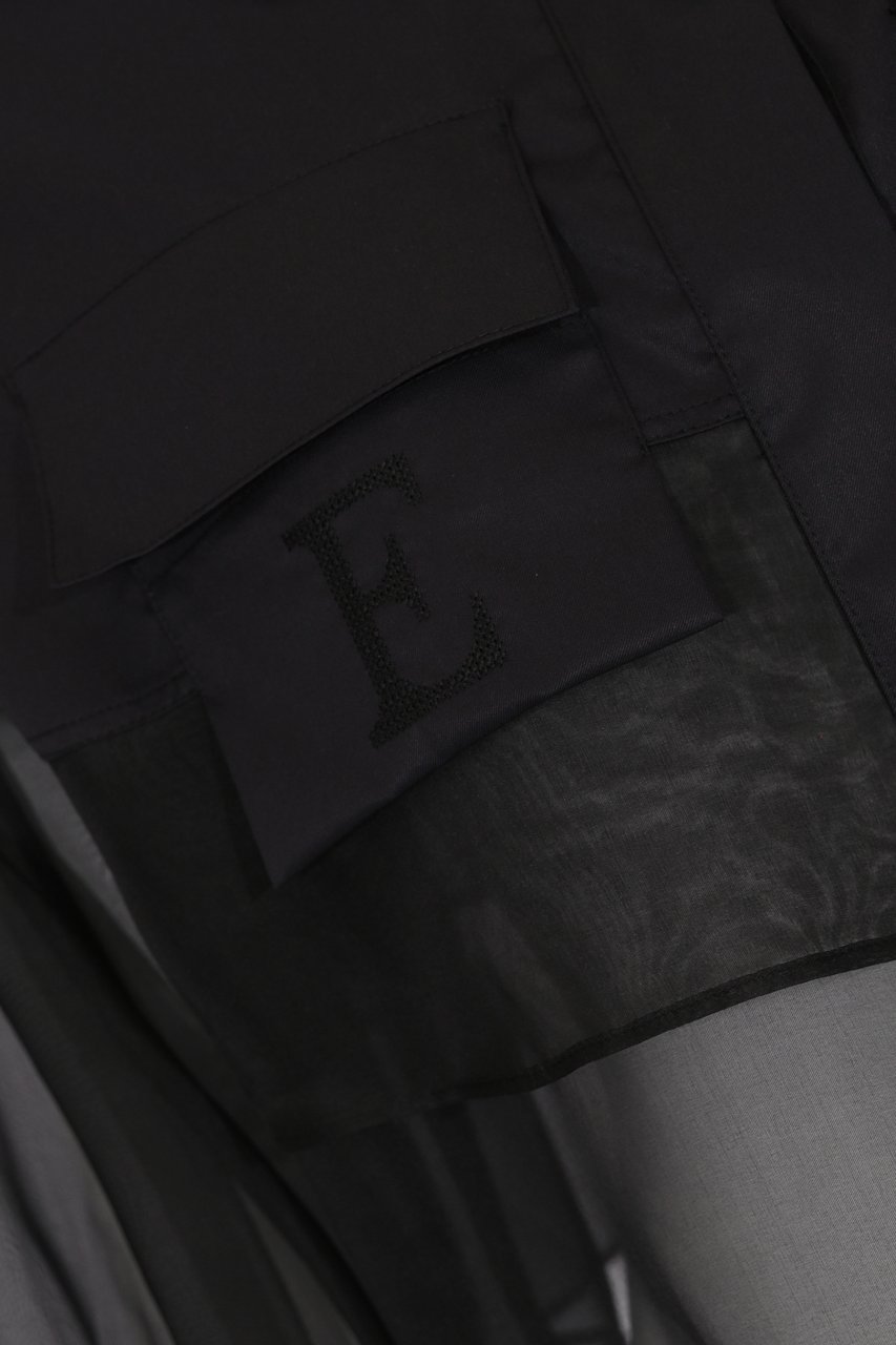 Elisabetta Franchi Shirts Black Zwart