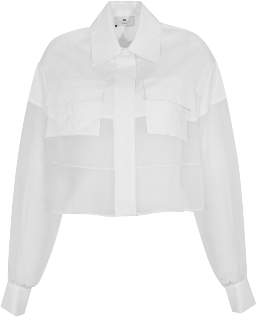 Elisabetta Franchi Shirts Ivory Wit