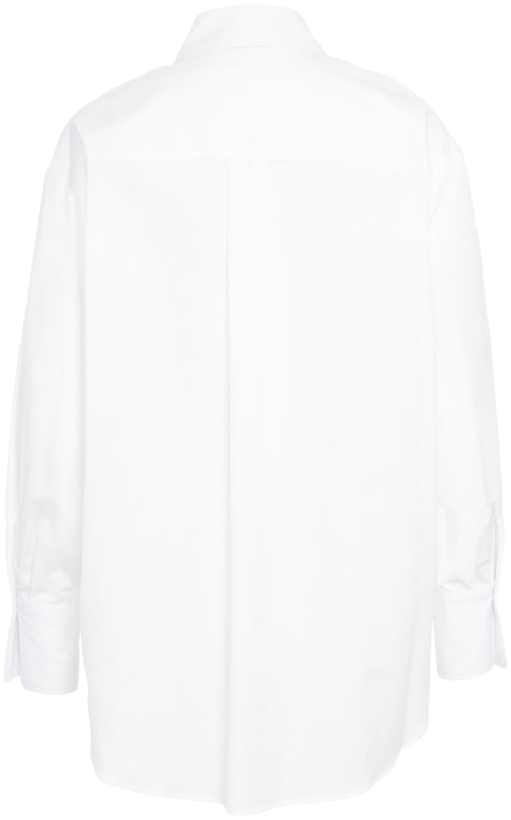 Elisabetta Franchi Camicia oversize con logo Wit