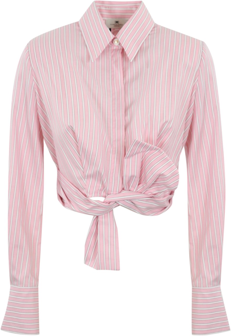 Elisabetta Franchi Shirts Quarzobianco Beige