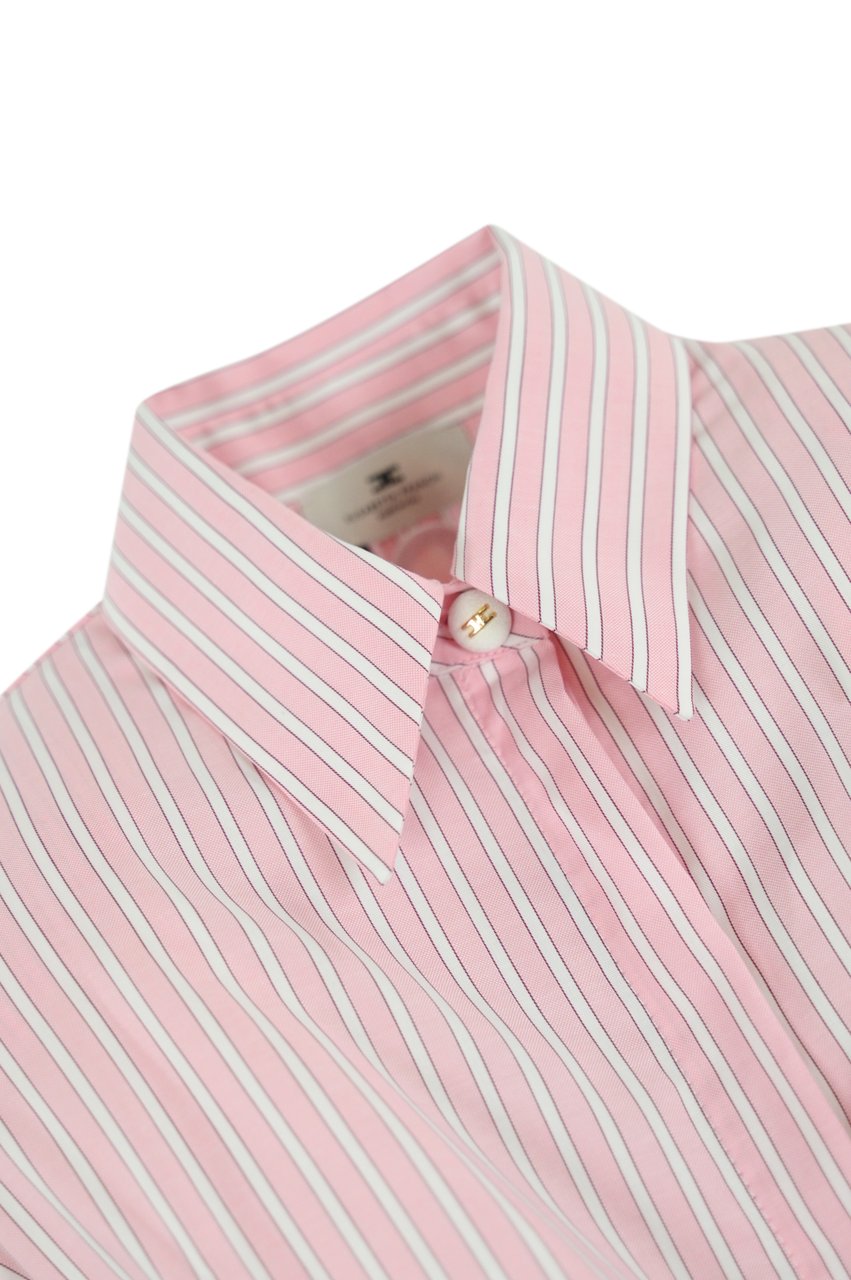 Elisabetta Franchi Shirts Quarzobianco Beige