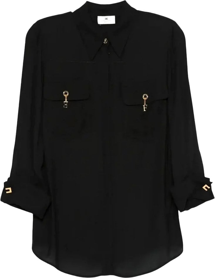 Elisabetta Franchi Shirts Black Zwart