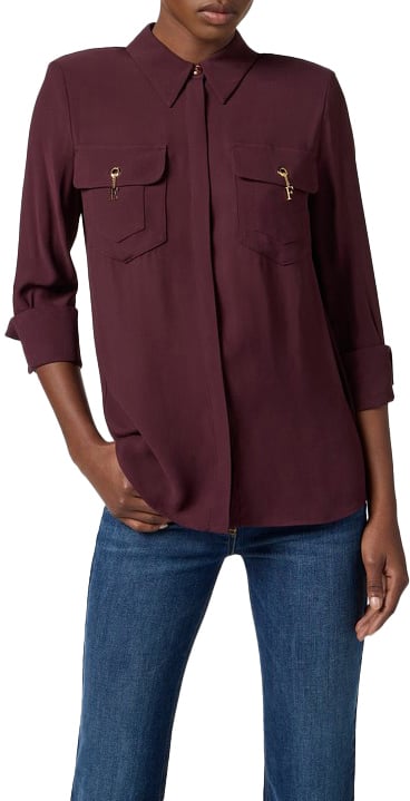 Elisabetta Franchi Shirts Red Rood