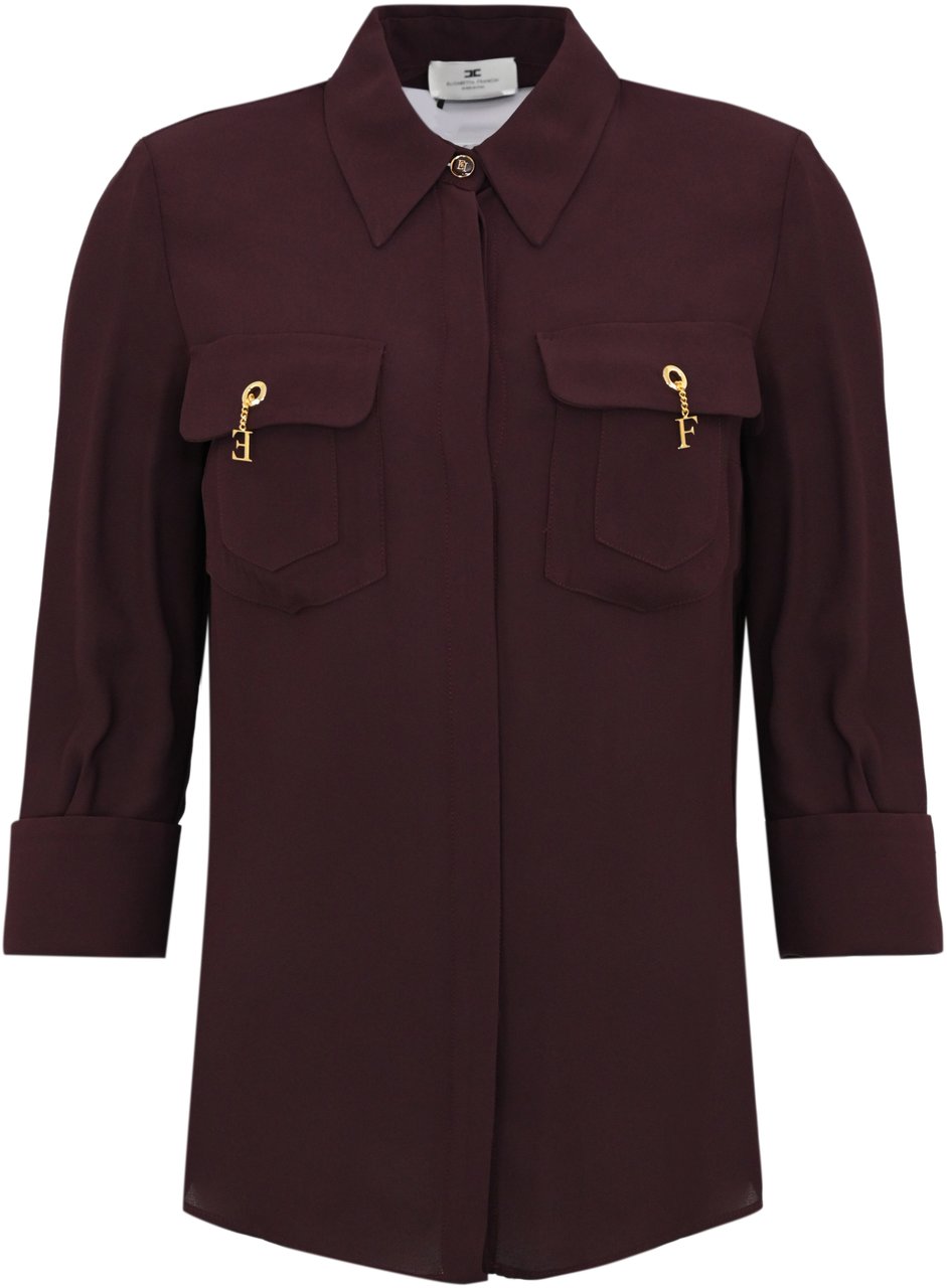 Elisabetta Franchi Shirts Merlot Rood